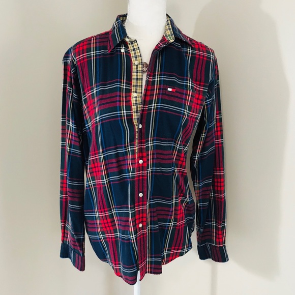 Tommy Hilfiger Tops - Tommy Hilfiger Button Down Flannel